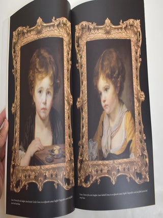 The Count Moltke's Two Portraits of The Artist's Daughters by Jean-Baptiste Greuze, Tournus 1725 - 1805 Paris