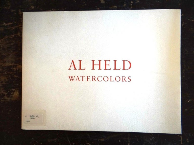 Item #16294 Al Held: Watercolors. Andrew Forge.