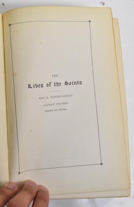 Item #163066 The Lives of the Saints. Reverand S. Baring-Gould