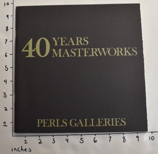 Item #163116 40 Years, 40 Masterworks: October 18-November 26, 1977. John Canaday