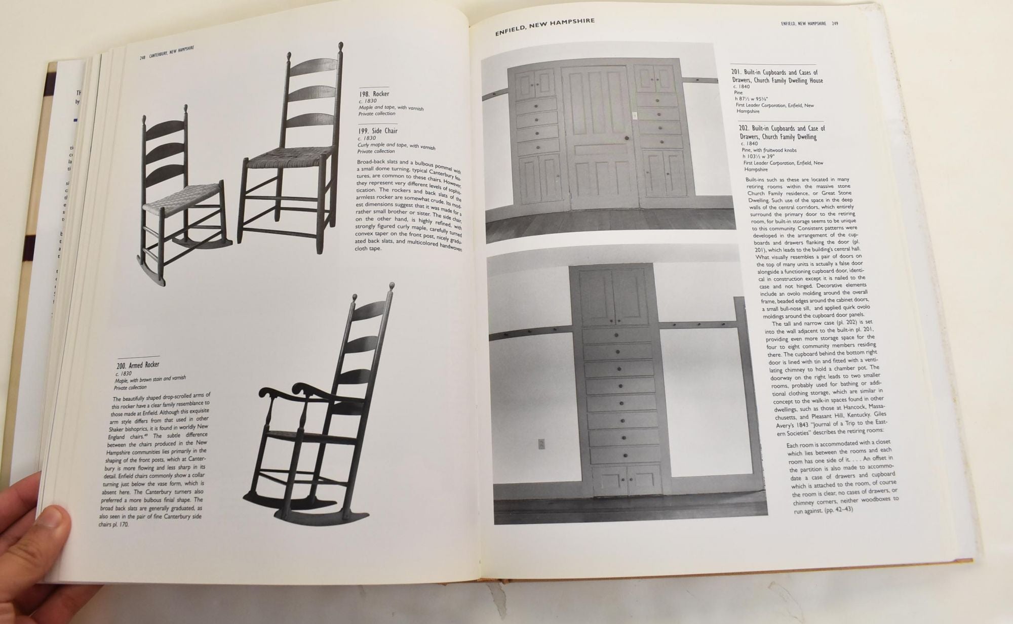 The Complete Book of Shaker Furniture | Timothy Rieman, Jean M. Burks