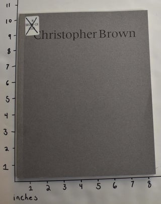 Item #163782 Christopher Brown 1989-1990. John Yau