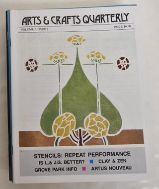 Arts and Crafts Quarterly (16 issues, 1986-1994, incompl.)