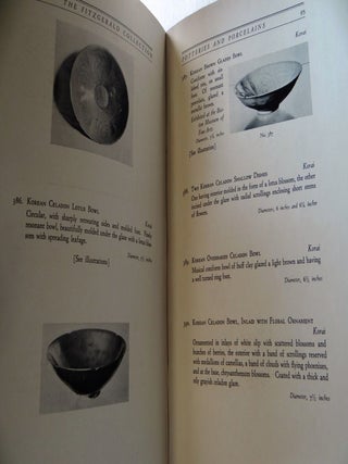 Chinese and Korean Potteries & Porcelains, Collection of the Late Desmond FitzGerald. Han, T'ang and Sung potteries, Collectors' pieces of the Ming and Ch'ing Dynasties, Korean Wares of the Korai to the Richo Period