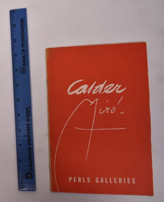 Item #164067 Alexander Calder : Joan Miro