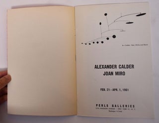 Alexander Calder : Joan Miro