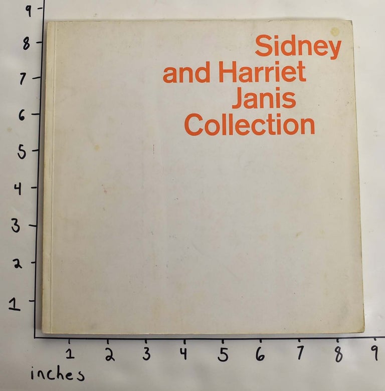 Item #164081 Sidney and Harriet Janis Collection. Alfred Hamilton Barr.