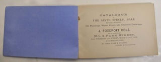 J. Foxcroft Cole, Catalogue