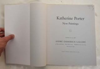Katherine Porter: New Paintings