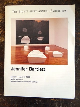 Item #16439 Jennifer Bartlett. VA: Randolph-Macon Woman's College Lynchburg, 1992, Mar. 1 to Apr....