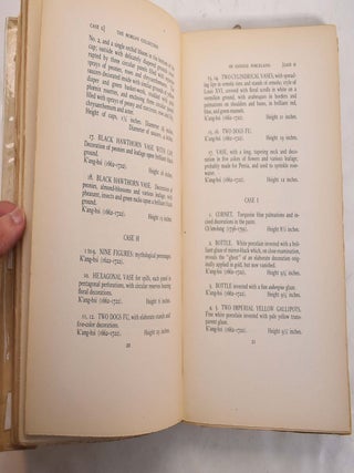 Catalogue of the Morgan Collection of Chinese Porcelains