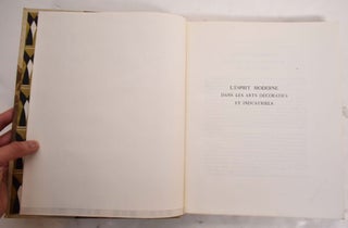 Item #164493 Encyclopedie des arts decoratifs et industriels modernes au XXeme siecle, Volume 1...