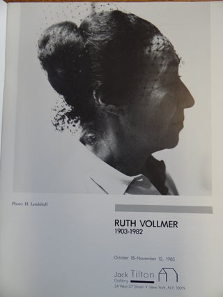 Ruth Vollmer, 1903-1982