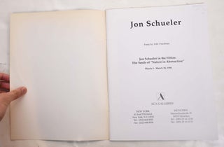 Jon Schueler in the Fifties: The Seeds of "Nature in Abstraction"