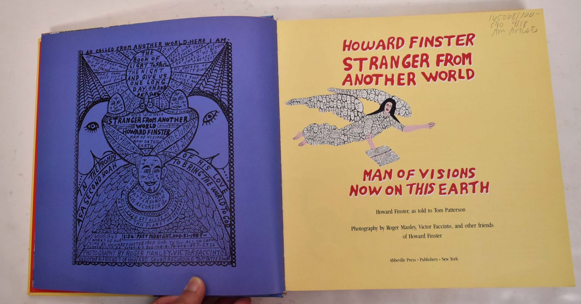 Howard Finster: Stranger From Another World, Man of Visions Now on this  Eart | Howard Finster, Tom Patterson