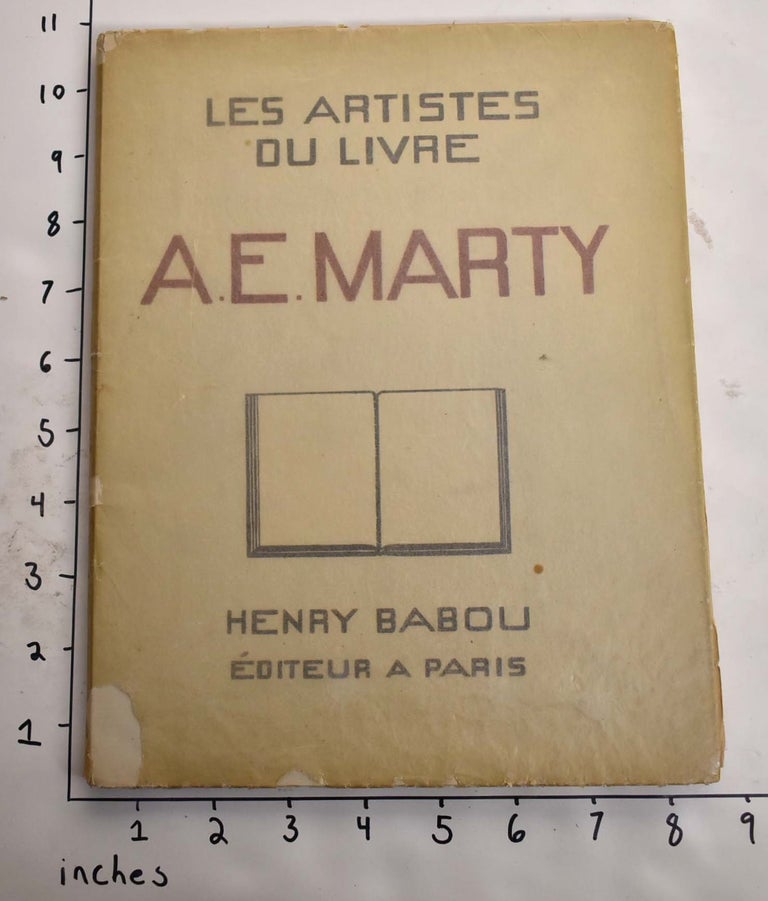 Item #165092 Andre - E. Marty (Les Artistes du Livre, 12). Jean Dulac, Gerard d'Houville.
