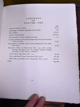 Chinese Jade Carvings of the XVIth to the XIXth Century in the Collection of Mrs. Georg Vetlesen
