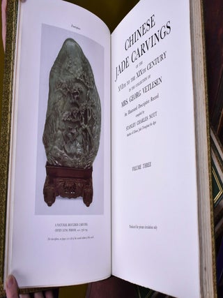 Chinese Jade Carvings of the XVIth to the XIXth Century in the Collection of Mrs. Georg Vetlesen
