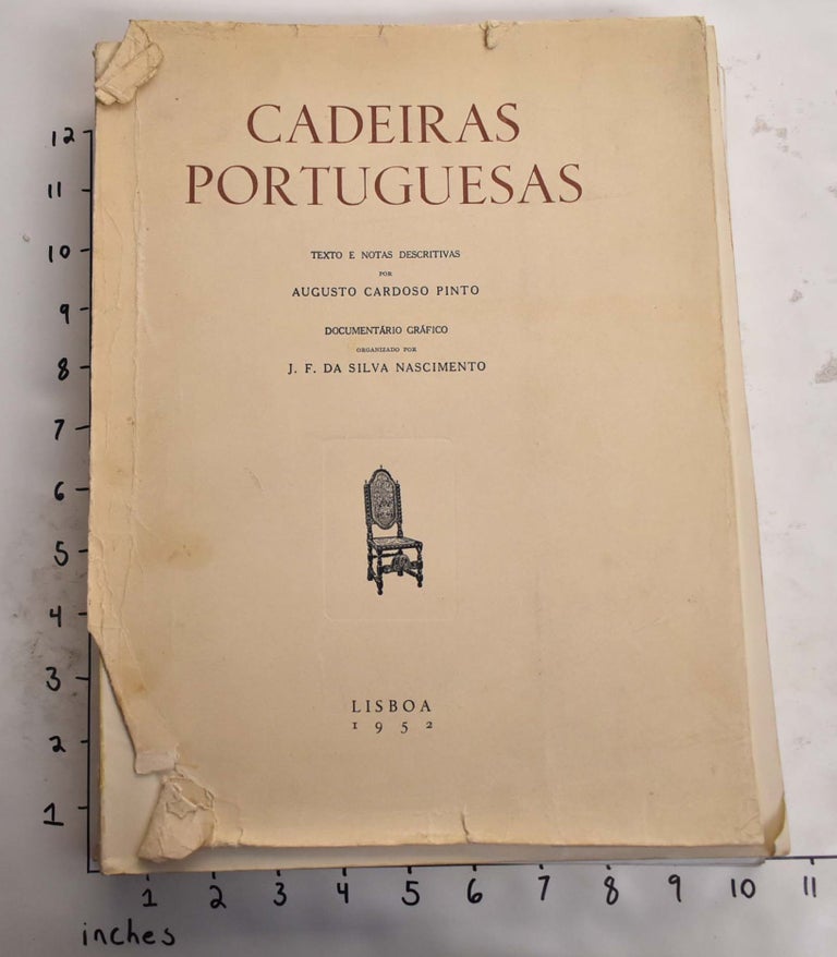 Item #165412 Cadeiras Portuguesas. J. F. da Silva Nascimento Augusto Cardoso Pinto.