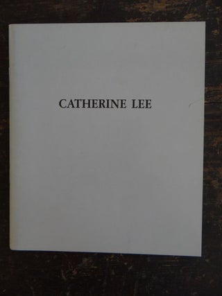 Item #16545 Catherine Lee: Paintings. NY: 1987 Davis Gallery, John
