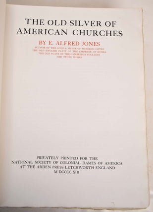 The Old Silver of American Churches