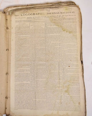 Le Logographe, journal national (April 27, 1791 - August 17, 1792)