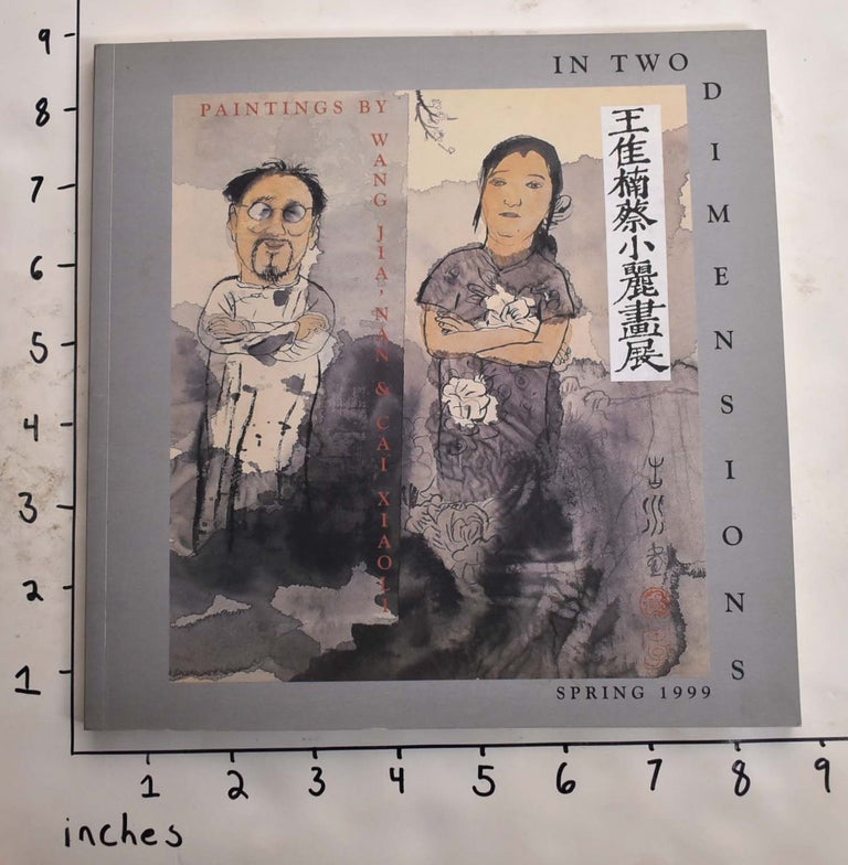 Item #165763 In Two Dimensions: Paintings by Wang Jia'nan and Cai Xiaoli. Stephen J. Goldberg.