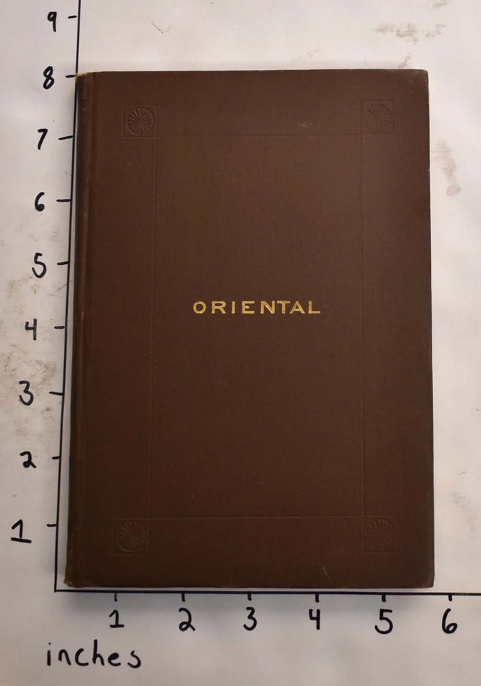 Item #165807 The Oriental Collection of W.T. Walters, 65 Mt. Vernon Place, Baltimore