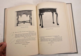 Colonial Furniture: The superb collection of the late Howard Reifsnyder, including signed pieces by Philadelphia cabinetmakers, formerly contained in the Reifsnyder residence, the Pennsylvania Museum and Mount Pleasant Mansion, Philadelphia; sold by order of the executors, Hannah G. Reifsnyder and Corn Exchange National Bank and Trust Company, Philadelphia