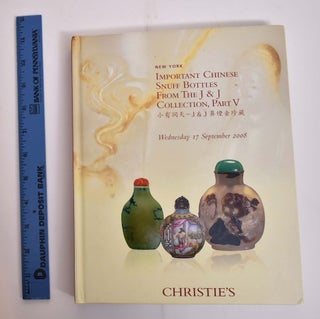 Item #165916 Important Chinese Snuff Bottles from the J & J Collection, Part V. Christie's