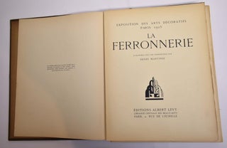 La Ferronnerie (Exposition Des Arts Decoratifs, Paris 1925)