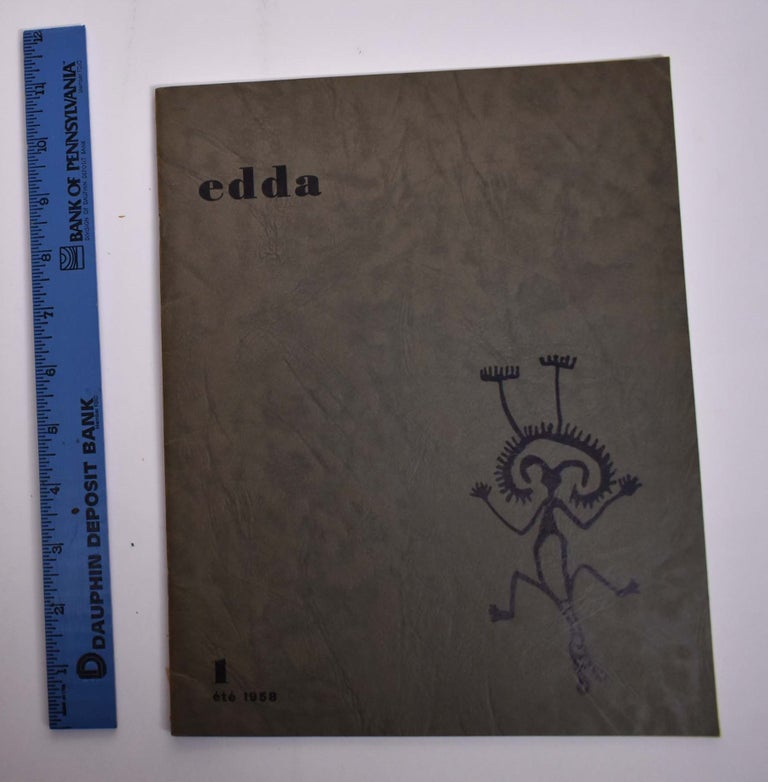 Item #165954 Edda: No. 1: ete 1958. Eduoard Jaguer.
