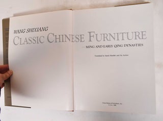 Classic Chinese Furniture: Ming and Early Qing Dynasties