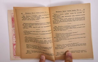 WEHMAN BROS.' IRISH JOKES No. 3 A Collection of New And Original Irish Jokes, Stories, and Rare Gems of Wit and Humor.
