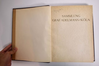 Item #166060 Sammlung Graf Adelmann, Koln. Otto Von Falke