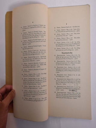 An Important Collection of Colonial and Continental Currency Being the Collection formed by William P. Bement of Philadelphia [Catalogue No. 1375]