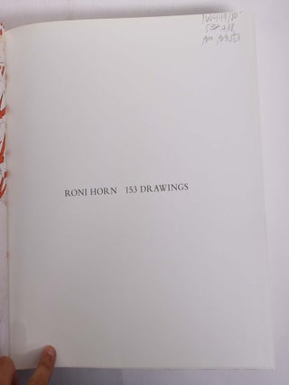 Roni Horn: 153 Drawings