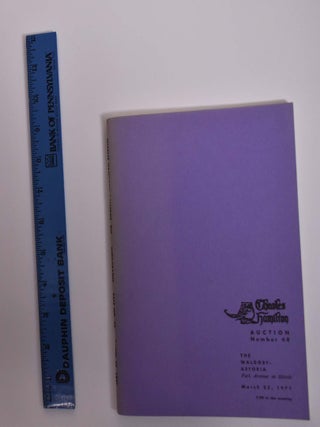 Item #166519 Charles Hamilton: Auction Number 48, March 25th, 1971