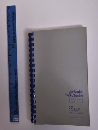 Item #166524 Charles Hamilton: Auction Number 14, Sept. 22nd, 1966