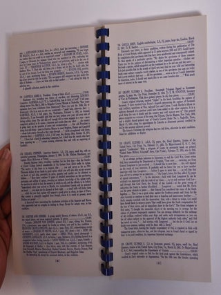 Charles Hamilton: Auction Number 14, Sept. 22nd, 1966