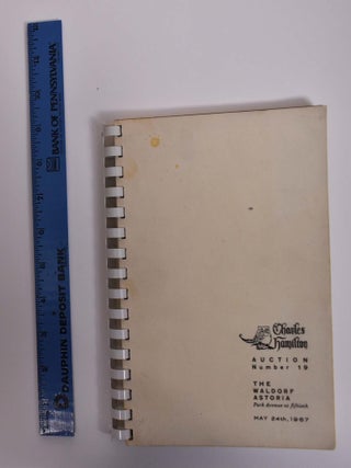 Item #166527 Charles Hamilton: Auction Number 19, May 24th, 1967