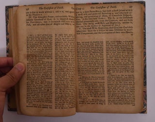 The Confession of Faith, the Larger and Shorter Catechisms, with the Scripture Proofs at Large Together with the Sum of Saving Knowledge (Contained in the Holy Scriptures, and held forth in the said Confession and Catechisms) and Practical Use thereof; Covenants National and Solemn League, Acknowledgment of Sins and Engagements to Duties, Directories, Form of Church Government, &c. of Public-Authority in the Church of Scotland. With Acts of Assembly and Parliament, relative to, and approbative of the same. (bound with preliminaries and Section 1: The Confession of Faith, Agreed upon by The Assembly ofDivines at Westminster...