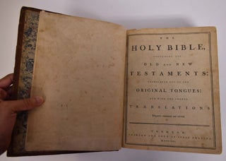 The Holy Bible, Containing The Old and New Testaments, Translated Out of The Original Tongues: and With The Former Translations Diligently compared and revised (Webb Family Bible)
