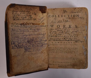 Item #166610 Collection of The Works of Thomas Chalkley, in Two Parts (Farrington-Lawton copy)....