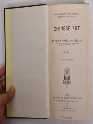 Chinese Art (2 volumes, 1907 + 1909)