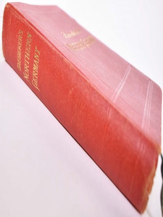 Northern Germany as Far as the Bavarian and Austrian Frontiers: Handbook for Travellers