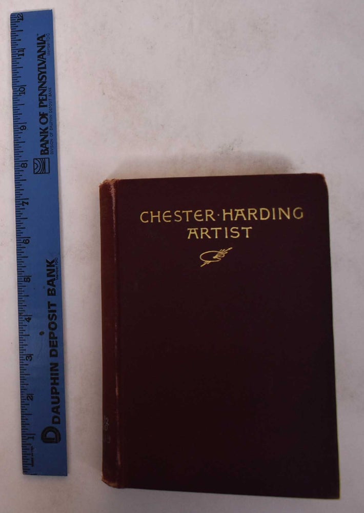 Item #1668 A Sketch of Chester Harding, Artist, Drawn by His Own Hand. Chester Harding, his daughter Margaret E. White.