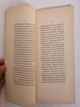 A Funeral Oration Occasioned by The Death of Thomas Cole, Delivered Before The National Academy ofDesign, New-York, May 4, 1848