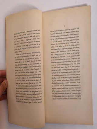 A Funeral Oration Occasioned by The Death of Thomas Cole, Delivered Before The National Academy ofDesign, New-York, May 4, 1848