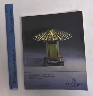 Item #167074 Important Frank Lloyd Wright and American Arts & Crafts Furnishings Including...